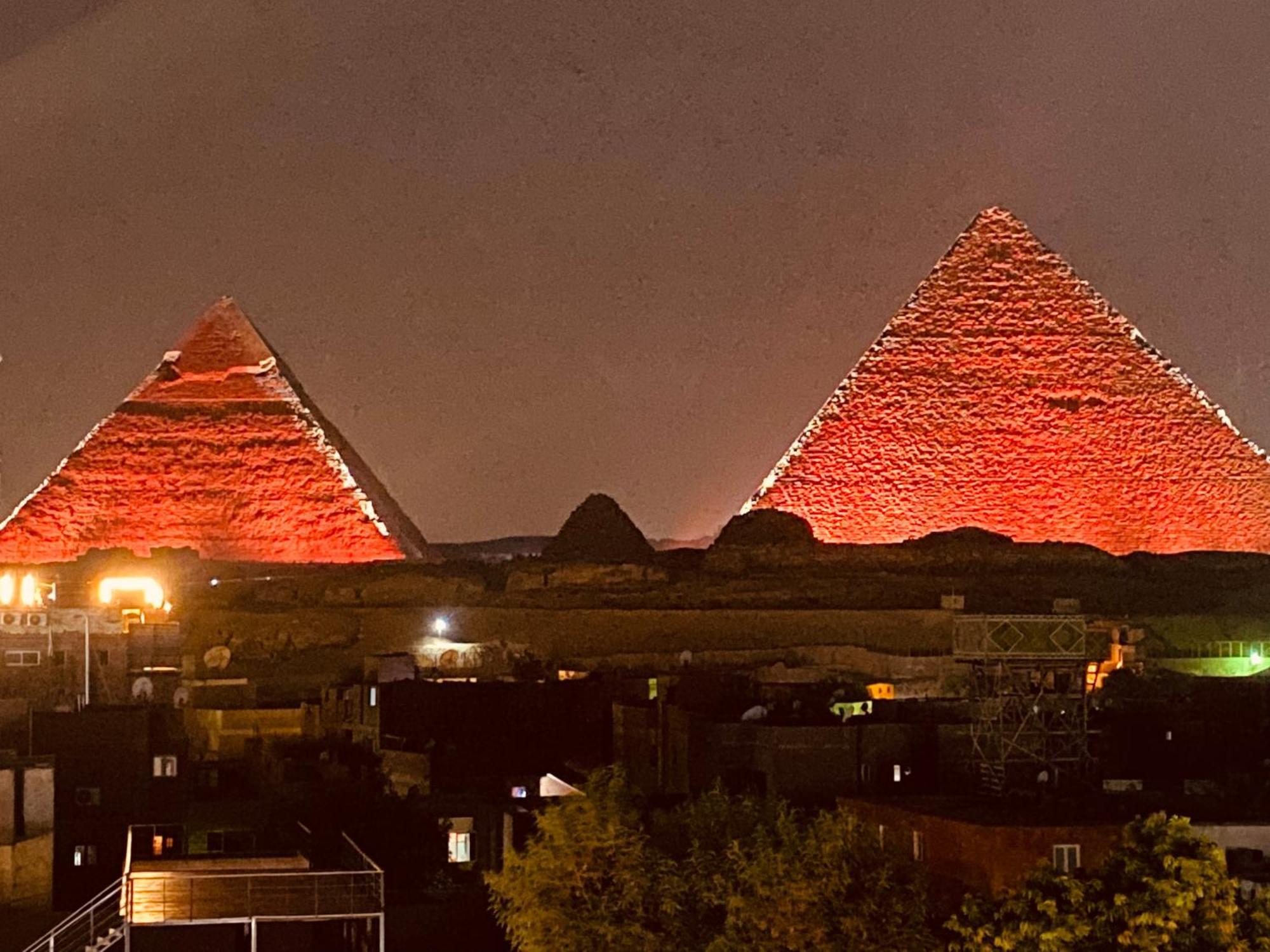 El Aida Pyramids View Hotel Kafret el-Gabal Zewnętrze zdjęcie