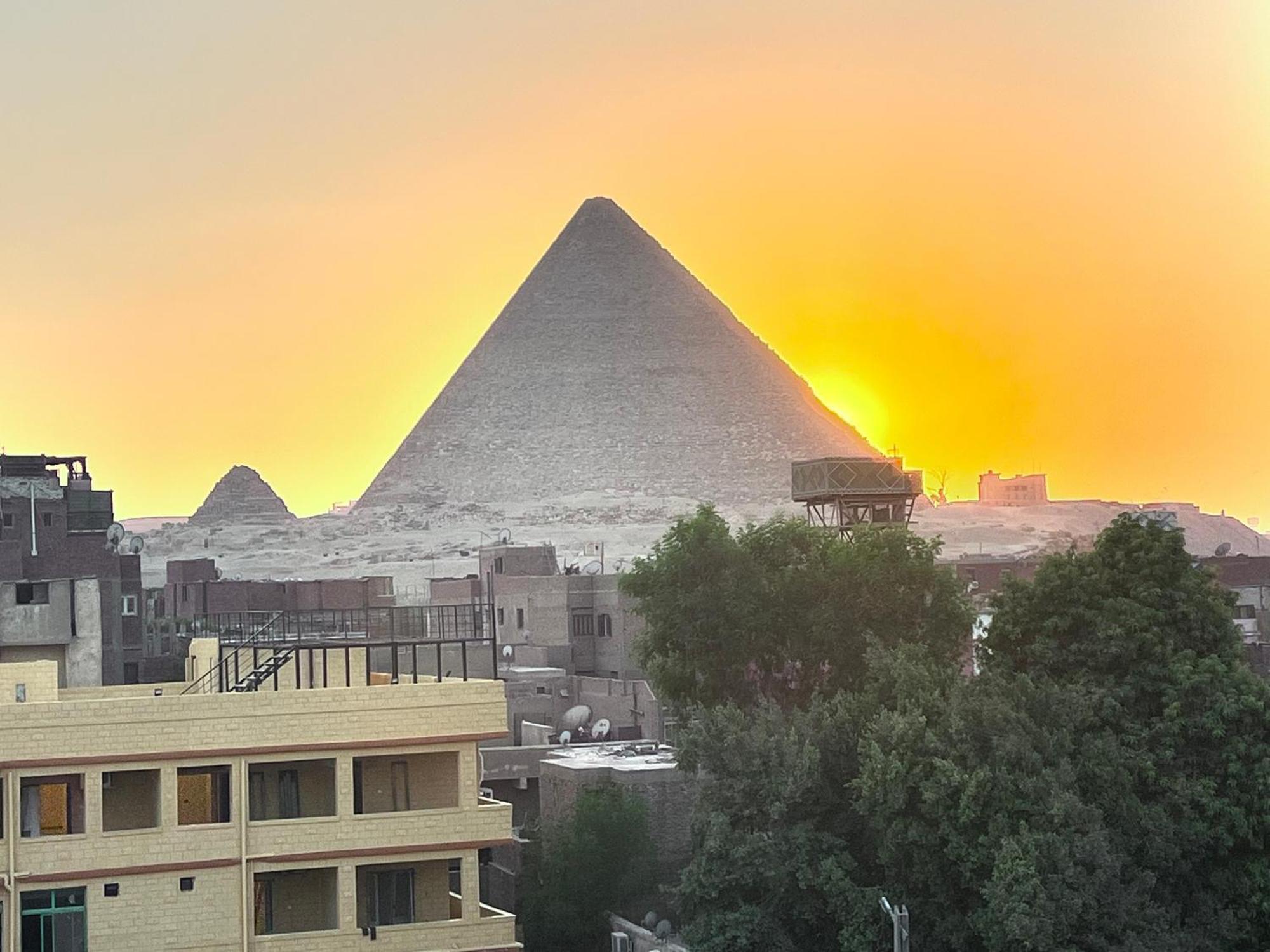 El Aida Pyramids View Hotel Kafret el-Gabal Zewnętrze zdjęcie