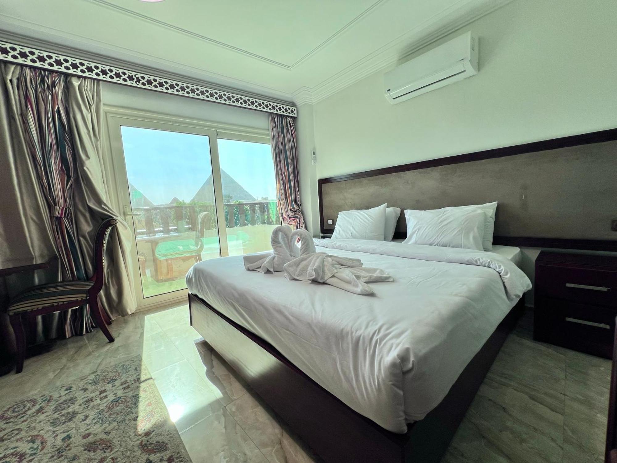 El Aida Pyramids View Hotel Kafret el-Gabal Zewnętrze zdjęcie