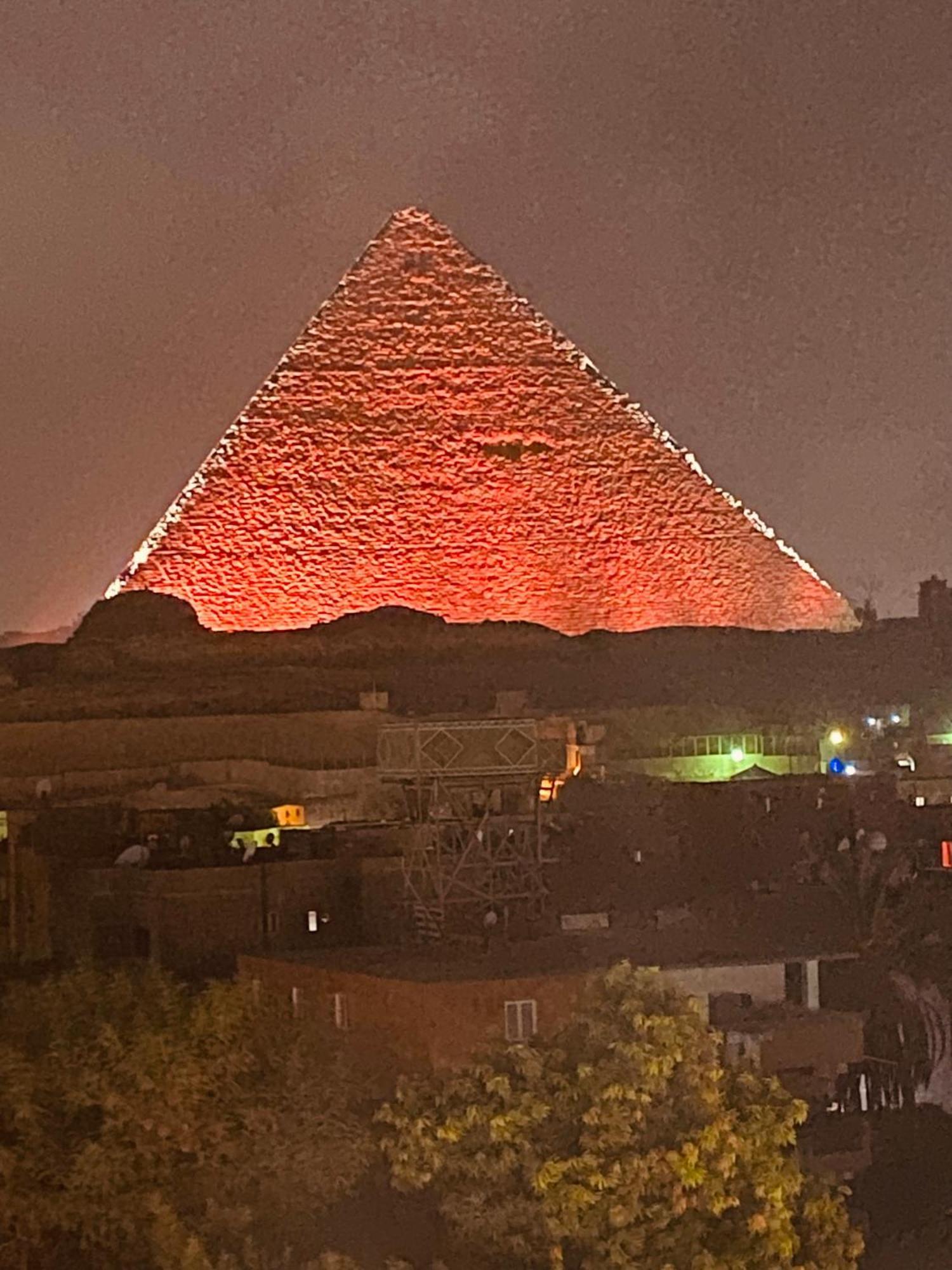 El Aida Pyramids View Hotel Kafret el-Gabal Zewnętrze zdjęcie