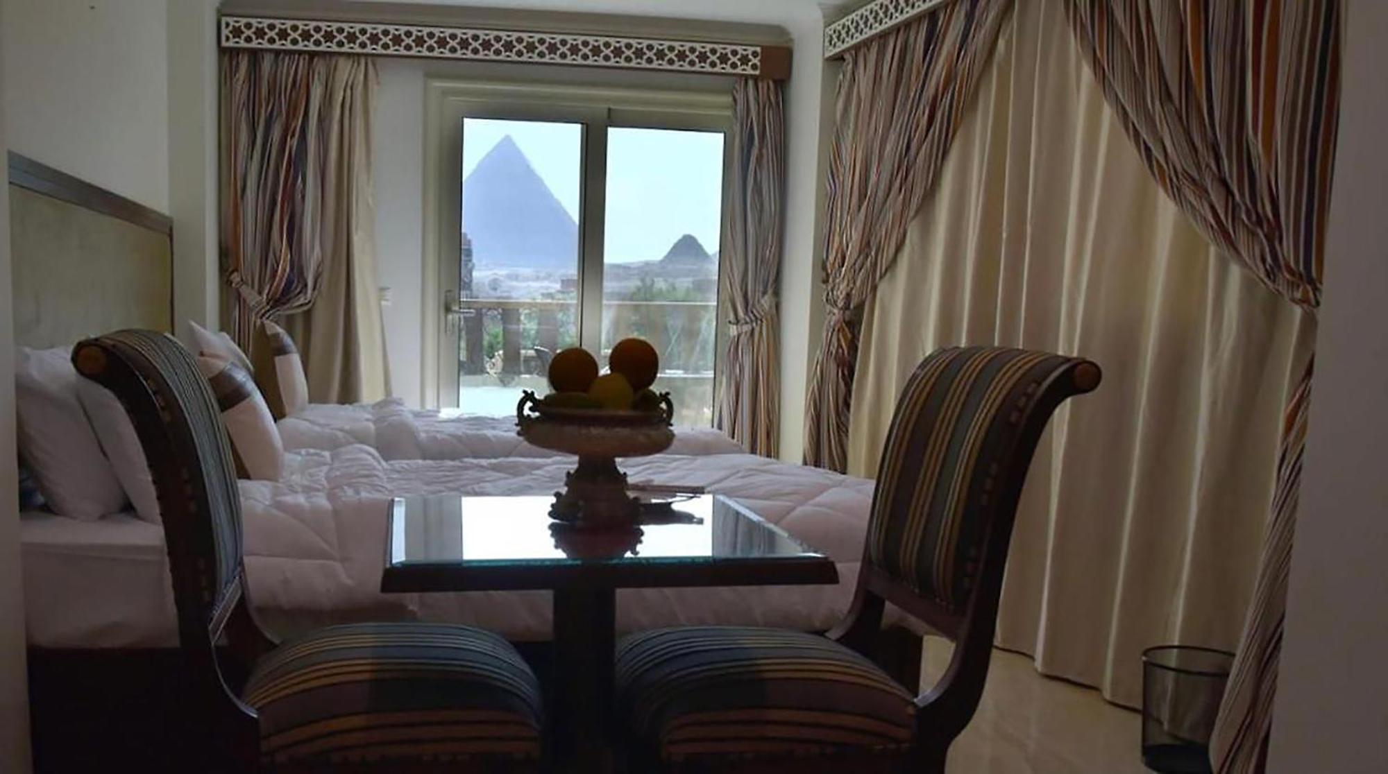 El Aida Pyramids View Hotel Kafret el-Gabal Zewnętrze zdjęcie