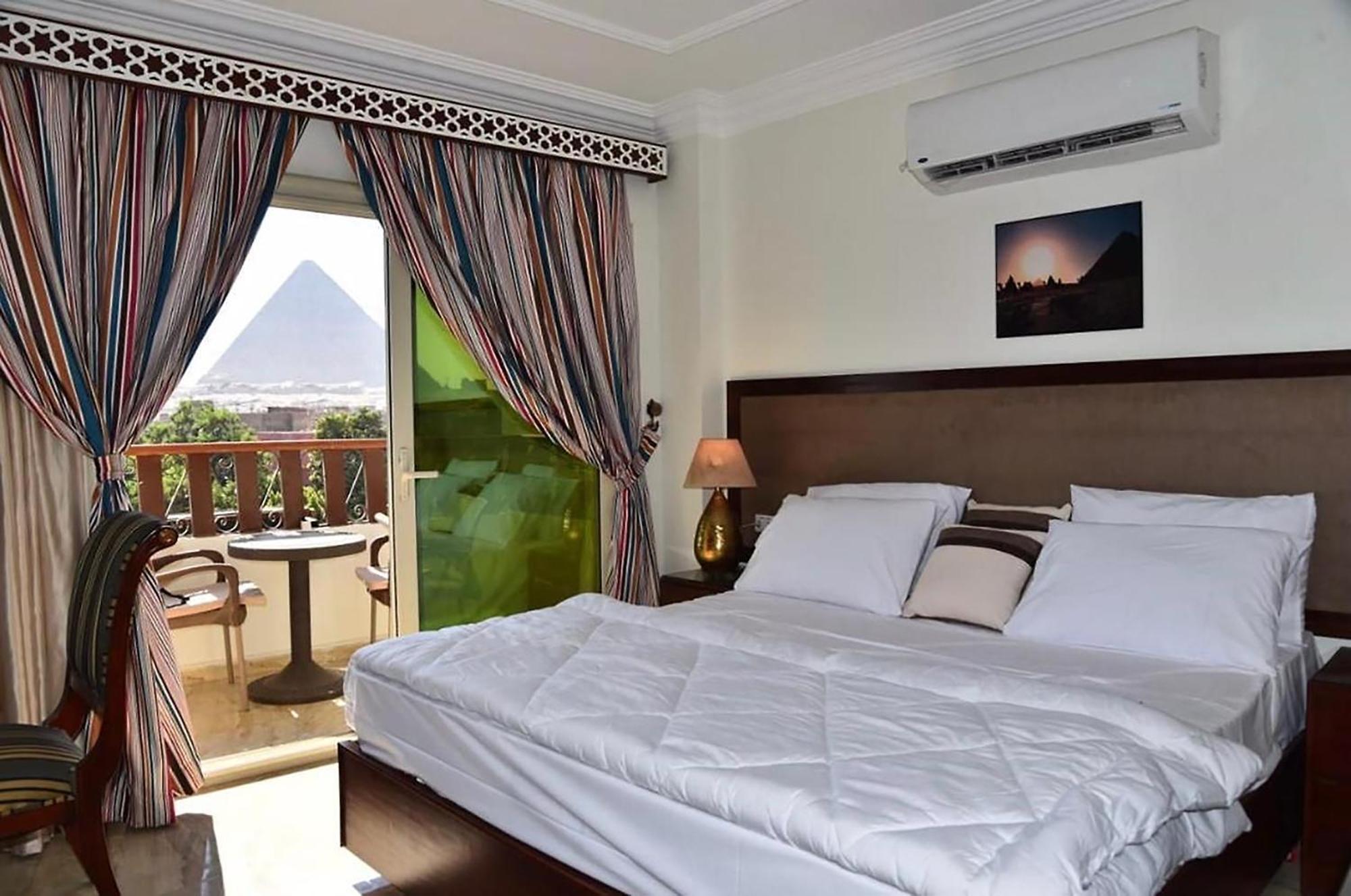 El Aida Pyramids View Hotel Kafret el-Gabal Zewnętrze zdjęcie