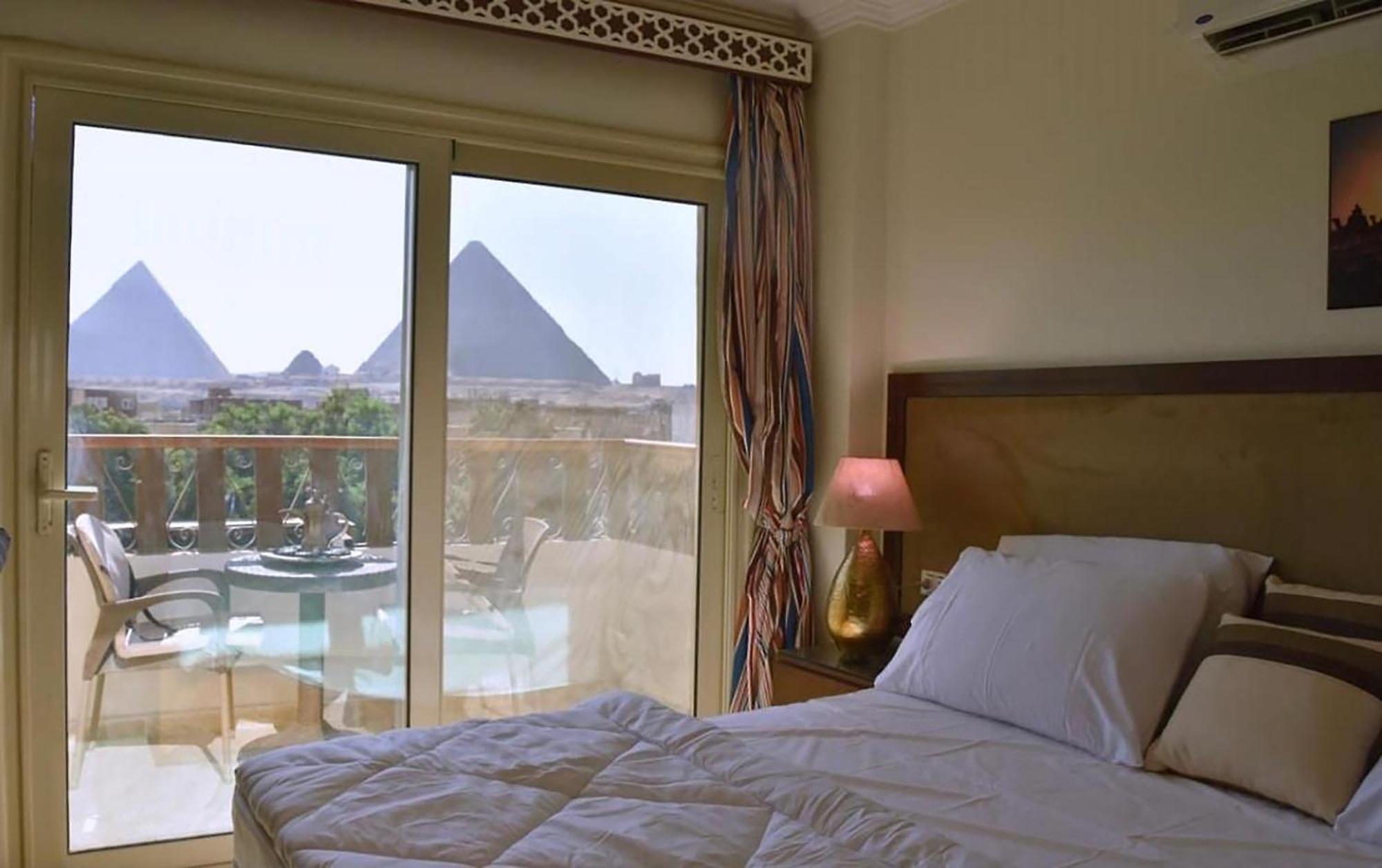 El Aida Pyramids View Hotel Kafret el-Gabal Zewnętrze zdjęcie