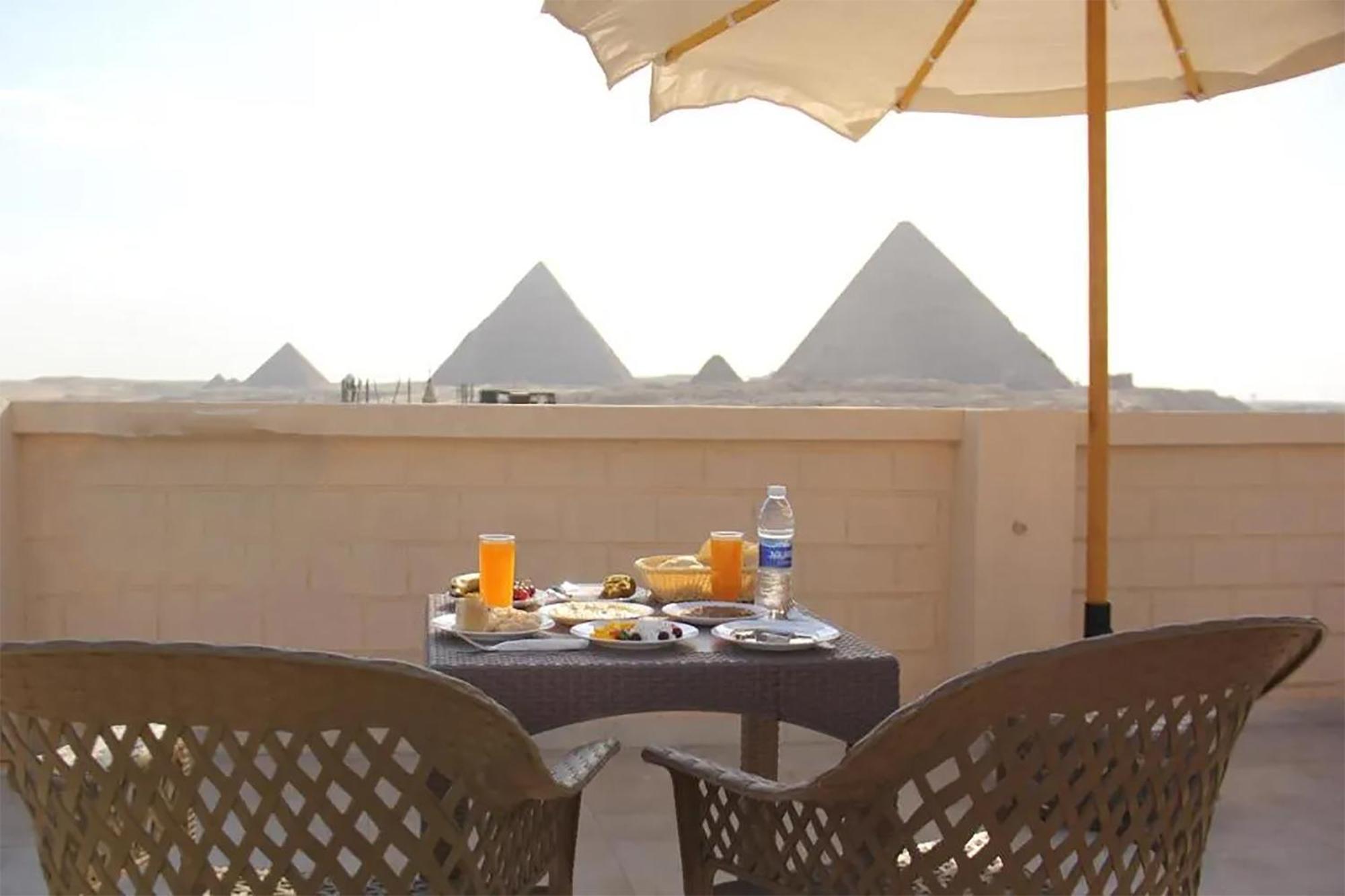 El Aida Pyramids View Hotel Kafret el-Gabal Zewnętrze zdjęcie