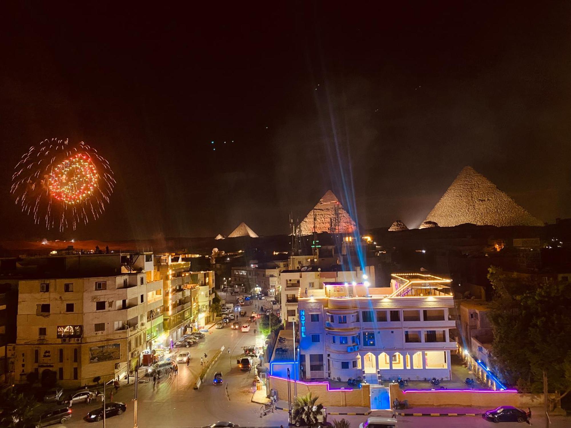 El Aida Pyramids View Hotel Kafret el-Gabal Zewnętrze zdjęcie
