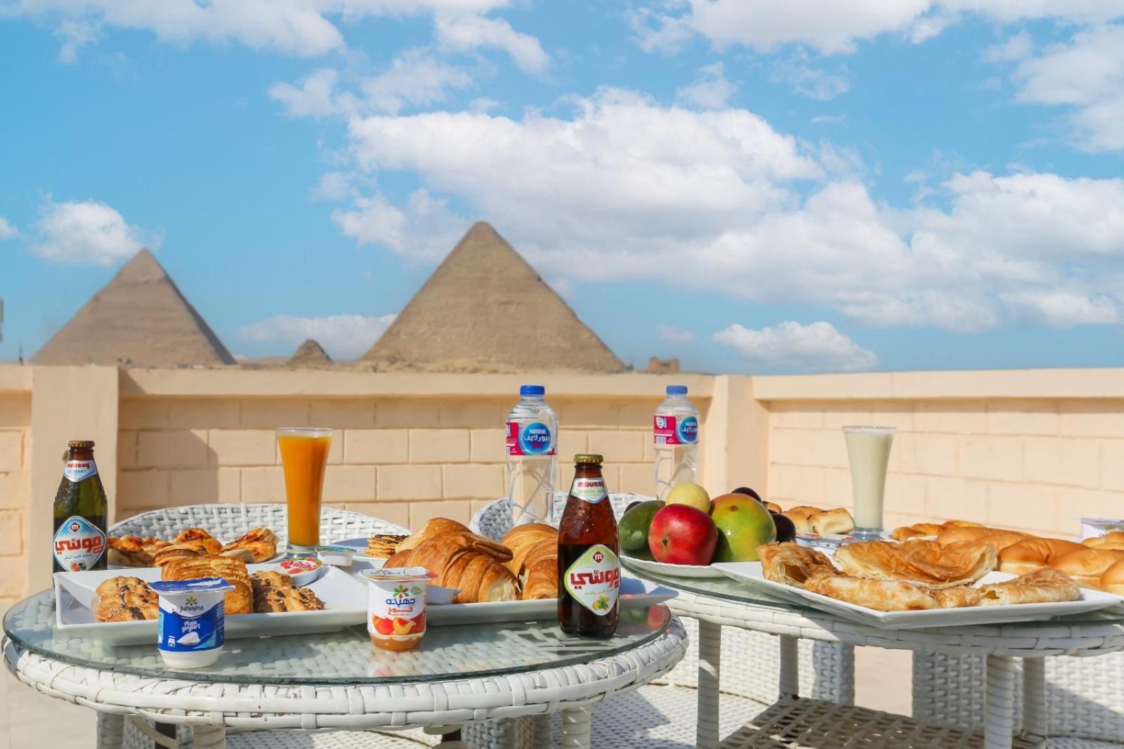 El Aida Pyramids View Hotel Kafret el-Gabal Zewnętrze zdjęcie
