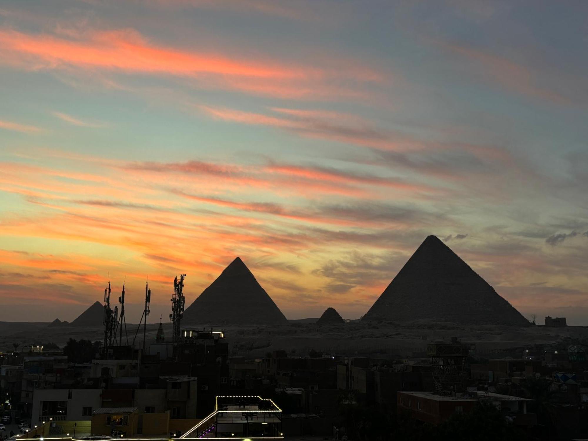 El Aida Pyramids View Hotel Kafret el-Gabal Zewnętrze zdjęcie